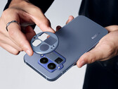 El Realme GT 8 Pro en su acabado Urban Blue con la placa de la cámara desmontada. (Fuente de la imagen: Realme)