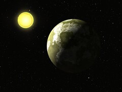 Ilustración de un artista que muestra un exoplaneta con una estrella. (Fuente de la imagen: Mikkehouse - Pixabay)