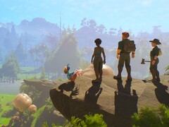 Captura de pantalla promocional del juego de supervivencia de mundo abierto de Nordic Trolls, *Under a Rock*.