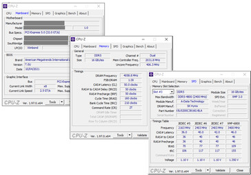 XPG presenta los resultados de su experimento de overclocking de DDR5. (Fuente: XPG)