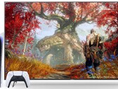 El parche de God of War ofrece mejoras visuales para jugar en la consola PS5. (Fuente de la imagen: Sony/Santa Monica Studio - editado)
