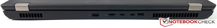 Detrás: USB-A 3.2 Gen1, HDMI 2.0, 2x Thunderbolt 3 (USB-C 3.2 Gen2), alimentación (Slim Tip)