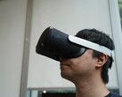 Prototipo de casco de realidad virtual Meta Tiramisu. (Fuente de la imagen: Meta)