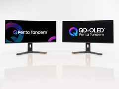 Un ejemplo de la nueva tecnología QD-OLED Penta Tandem de Samsung Display.