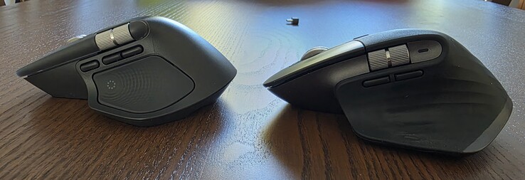 La MX Master 4 junto a la MX Master 3.