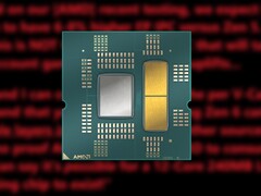 Se espera que las CPU de sobremesa AMD Zen 6 cuenten con hasta dos CCD de 12 núcleos. (Fuente de la imagen: AMD, La ley de Moore ha muerto)