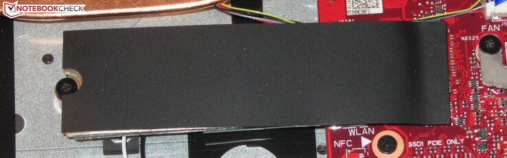 Un SSD NVMe sirve como unidad de sistema.