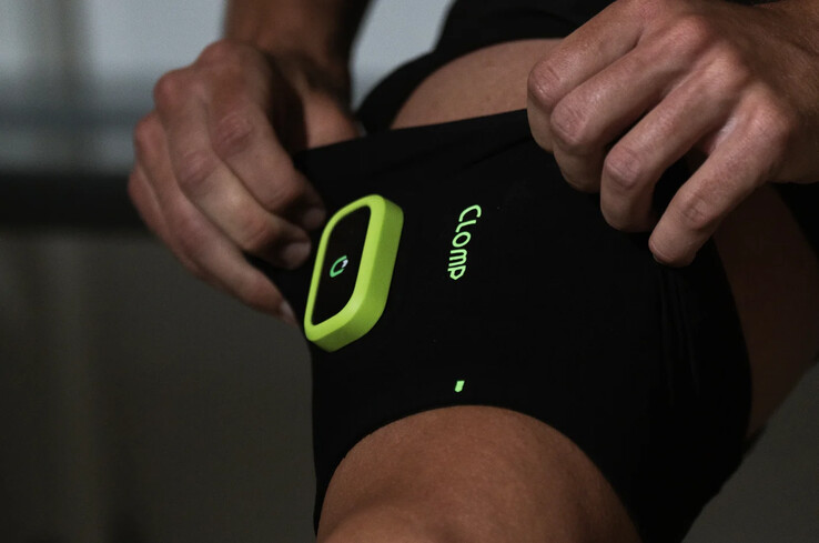 El wearable de seguimiento de la saturación de oxígeno muscular CLOMP puede llevarse con una banda. (Fuente de la imagen: CLOMP)