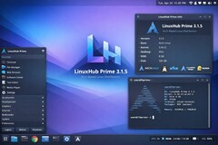 LinuxHub Prime 3.1.5 es otra distro basada en Arch que se actualizó este mes