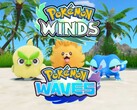Se muestra el banner de los Pokémon iniciales de «Pokémon: Vientos y Olas»
