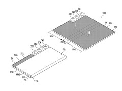 Samsung Display ha cambiado drásticamente su concepto de plegable hacia dentro y hacia fuera desde el CES 2023. (Fuente de la imagen: USPTO)
