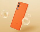 El Samsung Galaxy F55 5G tiene una llamativa parte trasera de cuero. (Imagen: Samsung)