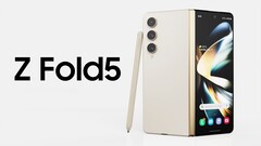 Se espera que el Galaxy Z Fold5 se cierre sin un hueco visible, a diferencia del actual Galaxy Z Fold4. (Fuente de la imagen: Technizo Concept)