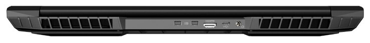 Atrás: 2 Mini DisplayPort, HDMI, USB 3.1 Gen 1 (Tipo C), alimentación