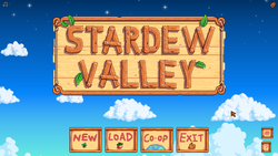La versión Linux de Stardew Valley corriendo nativamente en un Chromebook.