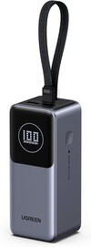 El Ugreen Nexode Power bank 20000mAh 130W con cable USB-C integrado. (Fuente de la imagen: Ugreen)