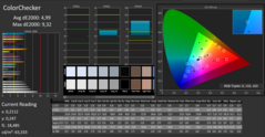 Calman Color Checker - pre-calibración