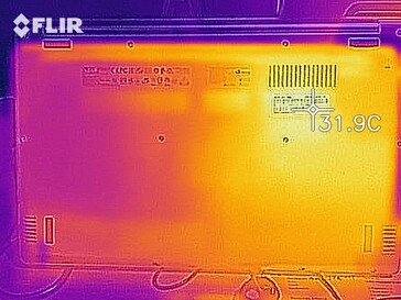 Desarrollo de calor en el fondo (inactivo)