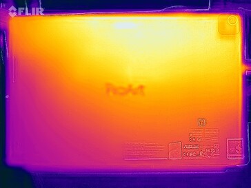 Prueba de estrés con mapa de calor (parte trasera)