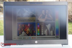 Uso del ProBook 450 G6 en el exterior bajo el sol