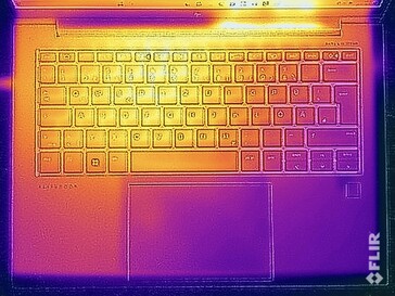 Temperaturas superficiales durante las pruebas de resistencia (arriba)