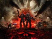 Arte promocional oficial de Gears of War: E-Day.