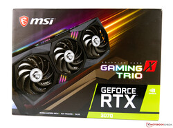 El MSI GeForce RTX 3070 Gaming X Trio - Proporcionado por MSI Alemania
