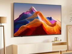 El televisor Xiaomi Redmi A70 2023 tiene una pantalla 4K con un fino bisel metálico. (Fuente de la imagen: Xiaomi)