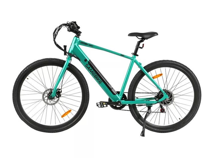 La bicicleta SAMEBIKE MIX10 en Vivid Green. (Fuente de la imagen: SAMEBIKE)