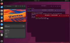 Captura de pantalla del escritorio de Ubuntu 25.10 &quot;Questing Quokka&quot; mostrando los cambios de GNOME 49 (Fuente de la imagen: Canonical)