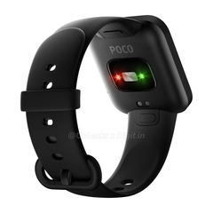 El POCO Watch es un Redmi Watch 2 rebautizado. (Fuente de la imagen: @OnLeaks y Digit.In)