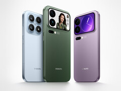 La serie 17 de Xiaomi se lanzará en China el 25 de septiembre de 2025. En la imagen: el 17, el 17 Pro Max y el 17 Pro. (Fuente de la imagen: Xiaomi)
