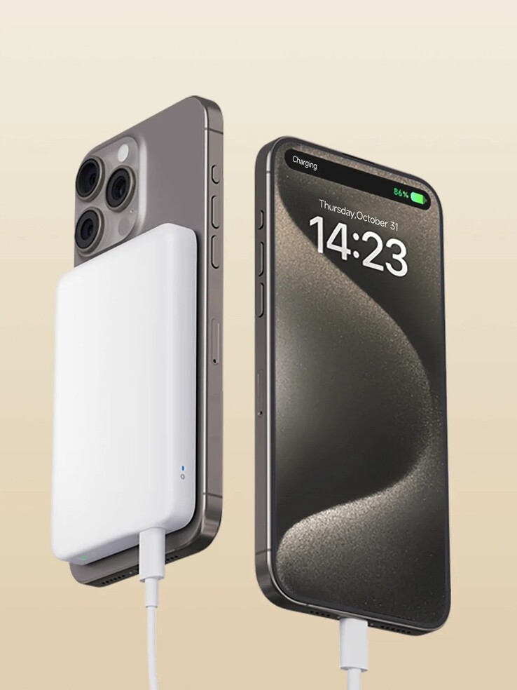 El Xiaomi Magnetic Power Bank 5000mAh. (Fuente de la imagen: Xiaomi)