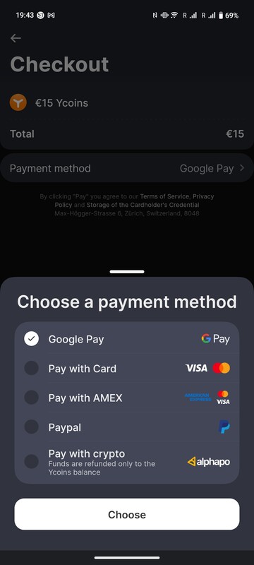 Puede utilizar las opciones de pago habituales para cobrar, aunque también admite criptomonedas.
