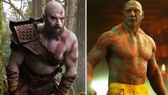 Una fotografía en la que aparecen juntos Ryan Hurst y Dave Bautista