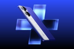 iQOO Neo9S Pro+ en funda de piel vegana color Buff Blue (Fuente: iQOO)