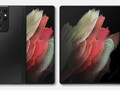 Se rumorea que el Galaxy Z Fold3 tendrá este aspecto. (Fuente: Twitter)