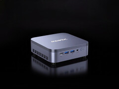 El Kron K5 tiene un precio a partir de 398,99 dólares tras el descuento. En la imagen: una fotografía promocional en la que se muestra la parte superior del mini PC.