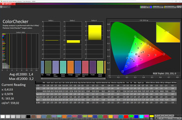 Colores (pantalla plegable, perfil de color: Natural, espacio de color de destino: sRGB)