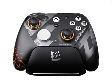 El ZZZ GameSir G7 Pro con una estación de carga a juego. (Fuente de la imagen: GameSir)