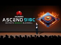La presentación del chip de IA del Huawei Ascend 910C incluye una pulla a Nvidia. (Fuente de la imagen: Huawei)
