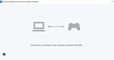 Actualizador de firmware para DualSense