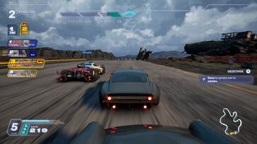 En la imagen: una captura de pantalla del juego Screamer.