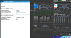 Captura de pantalla del Centro de Control Intel Thunderbolt