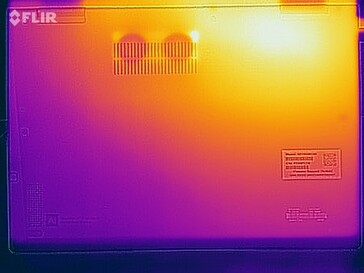 Prueba de esfuerzo de temperaturas superficiales (abajo)