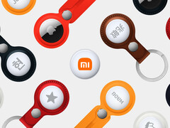 Según los informes, la Xiaomi Tag se lanzará junto con el Xiaomi Watch S5 y los Buds 6. En la imagen: una imagen promocional editada de la AirTag. (Fuente de la imagen: Apple y Xiaomi)