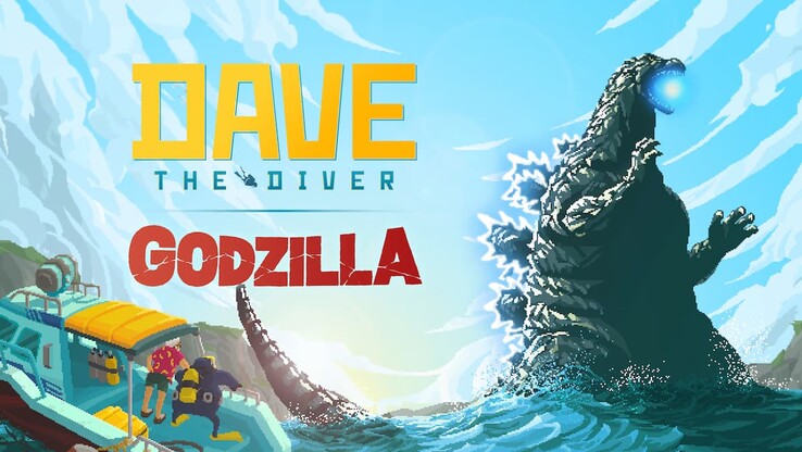 El DLC de Dave el Buzo Godzilla se puede descargar gratuitamente. (Fuente de la imagen: Mintrocket Studios)