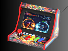 Se muestra la parte frontal del armario arcade iMP Mini Arcade Pro Switch (Fuente de la imagen: iMP Gaming PR)
