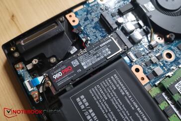 Las dos ranuras SSD