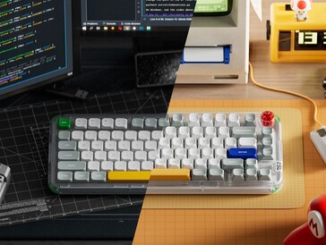 Teclado mecánico inalámbrico de perfil híbrido Nuphy kick75. (Fuente de la imagen: NuPhy - editado)